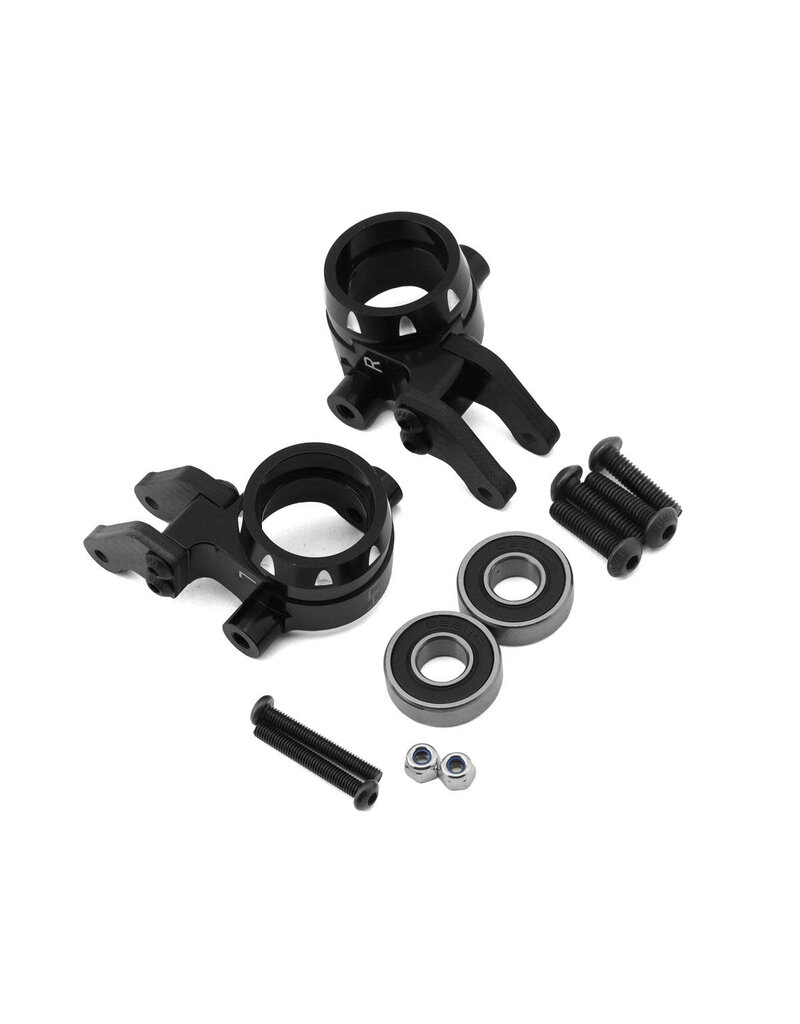 HOT RACING HRASLG21M01 ALUMINUM GRAPHITE STEERING BLOCKS HD BEARINGS FOR TRAXXAS SLEDGE