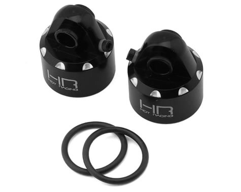 HRASLG156AX01 ALUMINUM BLEEDER SHOCK CAPS FOR TRAXXAS SLEDGE (2)