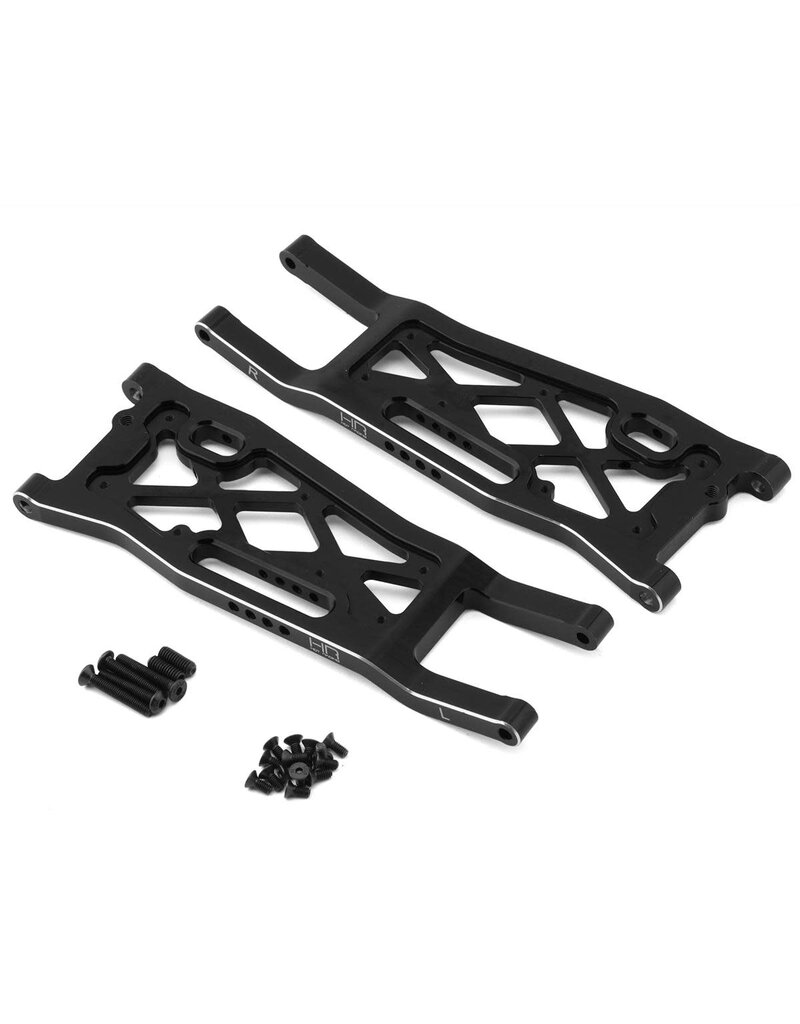 HOT RACING HRASLG5501 ALUMINUM LOWER FRONT SUSPENSION ARMS SLEDGE