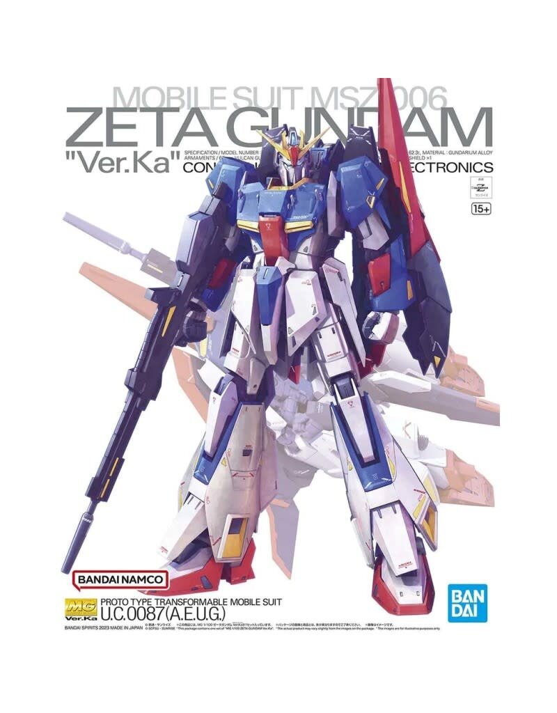 BANDAI *BAN2615240 MG 1/100 ZETA GUNDAM VER.KA "ZETA GUNDAM" PLASTIC MODEL KIT