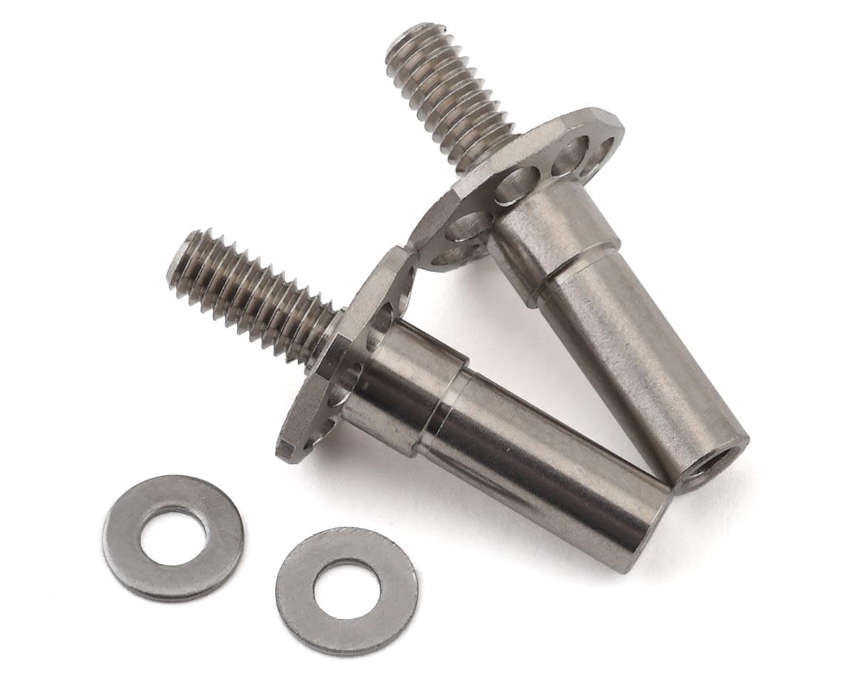 EXO1976 DR10 TITANIUM FRONT AXLES (2)