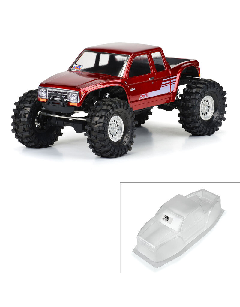PROLINE RACING PRO361700 COYOTE HIGH PERFORMANCE BODYVFOR 12.3 WHEELBASE SCALE CRAWLERS: CLEAR