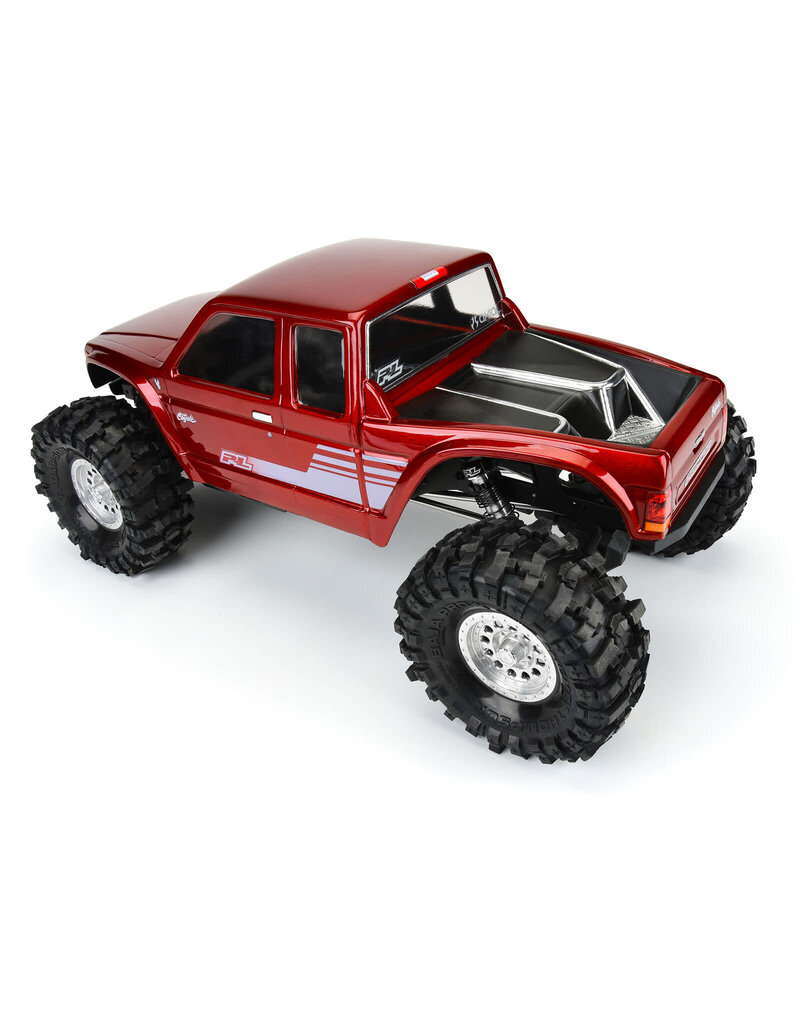PROLINE RACING PRO361700 COYOTE HIGH PERFORMANCE BODYVFOR 12.3 WHEELBASE SCALE CRAWLERS: CLEAR