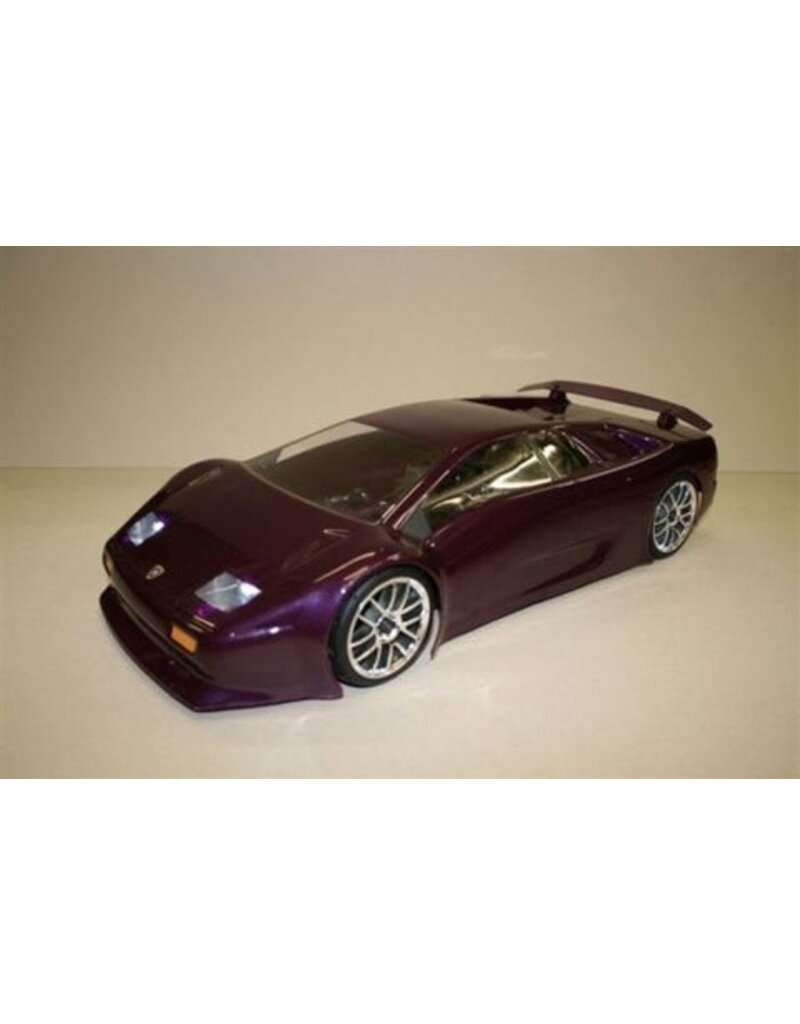 DELTA PLASTIK USA DP0056/1 DIABLO 1/10 SCALE SPEED RUN BODY: CLEAR