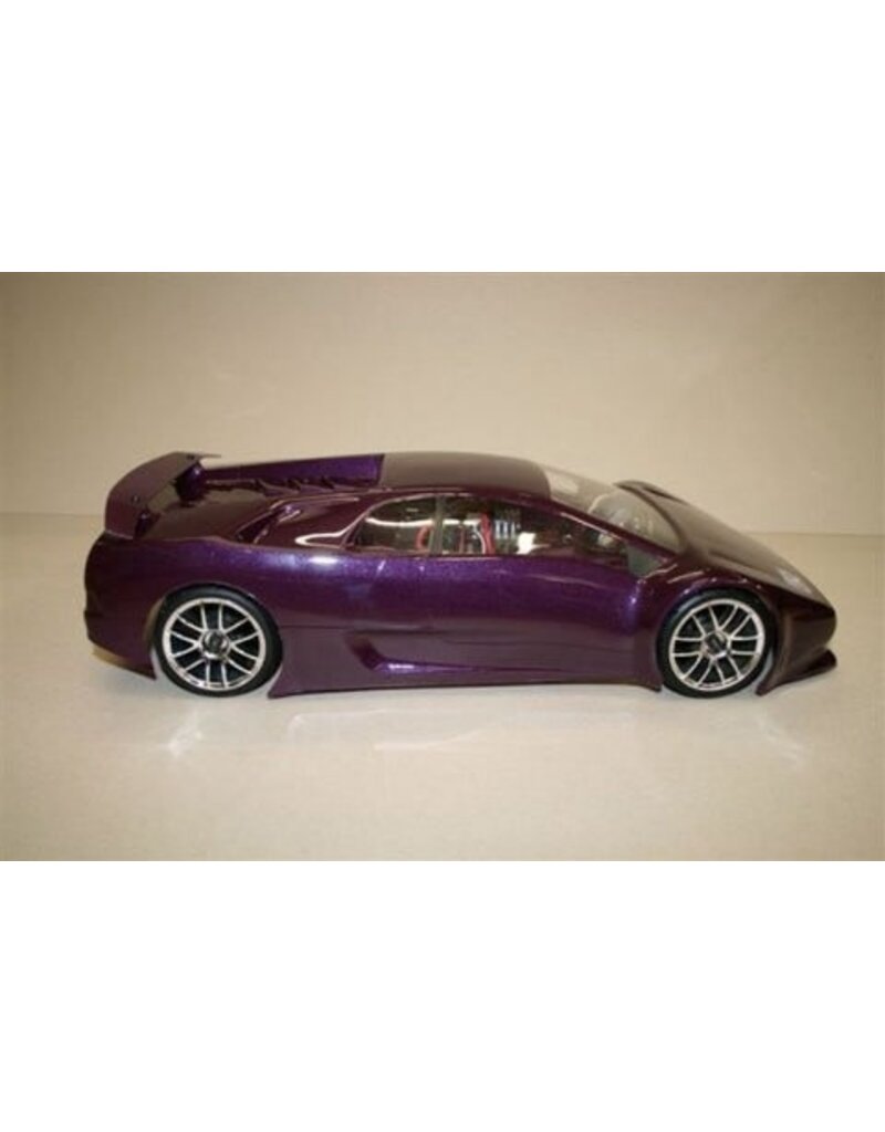 DELTA PLASTIK USA DP0056/1 DIABLO 1/10 SCALE SPEED RUN BODY: CLEAR