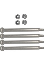HOT RACING HRAXMX55P08 STEEL THREADED HINGE PIN FOR TRAXXAS X-MAXX