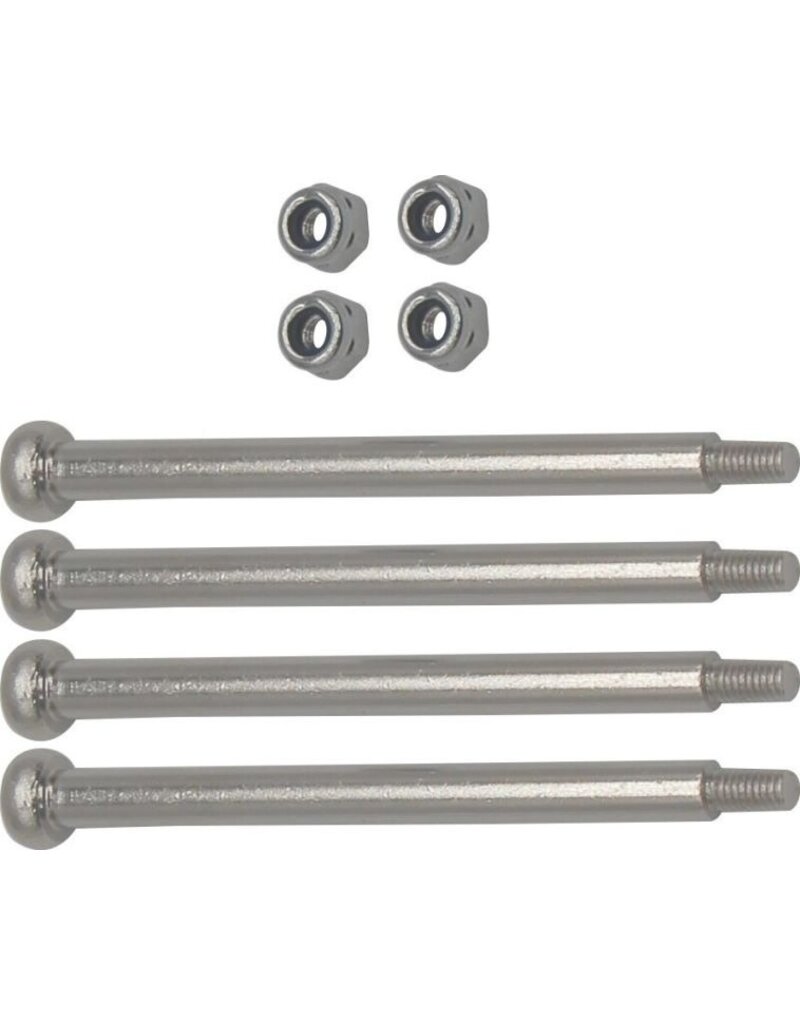 HOT RACING HRAXMX55P08 STEEL THREADED HINGE PIN FOR TRAXXAS X-MAXX