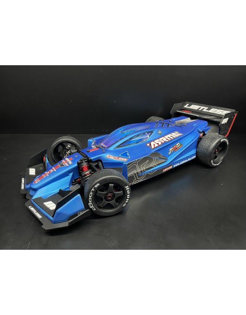 STUPID RC STP1135BK ACTIVE WING KIT W/ FRONT SPLITTER FOR LIMITLESS V2 BLACK (2PCS)
