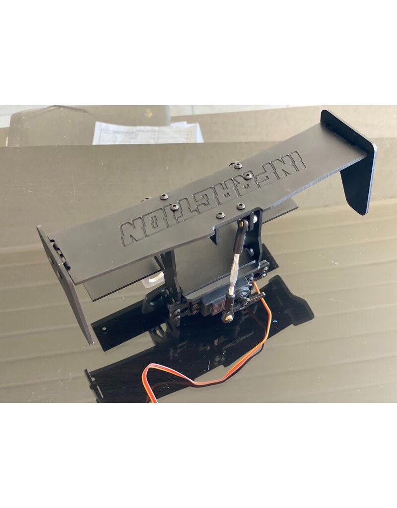 STUPID RC STP1138BK INFRACTION ACTIVE REAR WING BLACK