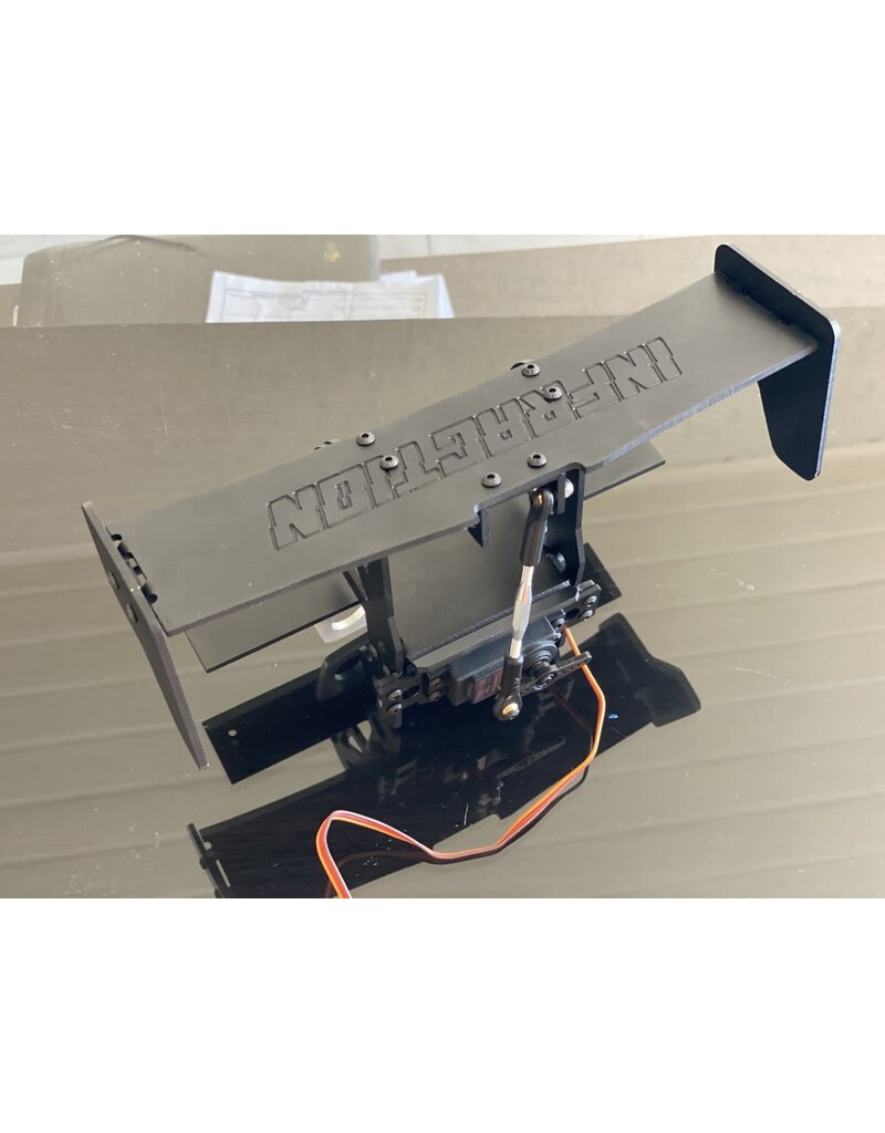 STUPID RC STP1138BK INFRACTION ACTIVE REAR WING BLACK
