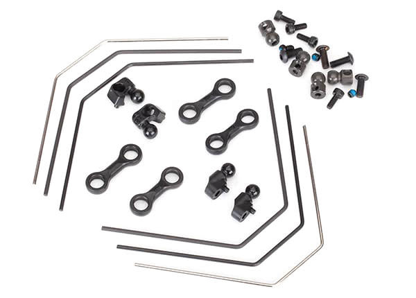 TRA8398 SWAY BAR KIT, 4-TEC 2.0 (FRONT AND REAR) (INCLUDES FRONT AND REAR SWAY BARS AND ADJUSTABLE LINKAGE)