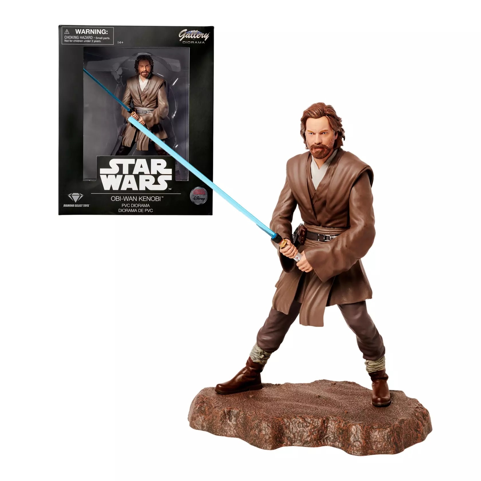 DISNEY 9" OBI-WAN KENOBI PVC STATUE