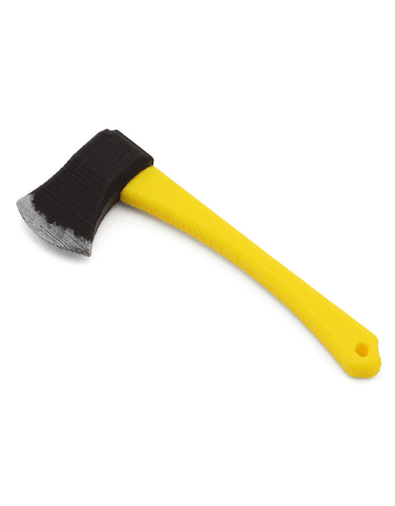 EXCLUSIVE RC ERC-6-1059 1/6 SCALE MINIATURE AXE (YELLOW) (SCX6)