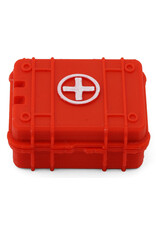 EXCLUSIVE RC ERC-6-1040 1/6 SCALE MINIATURE FIRST AID KITS (SCX6) (RED)