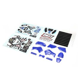 LOSI LOS260001 PLASTICS W/WRAPS, PM-MX:  BLUE