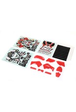 LOSI LOS260000 PLASTICS W/WRAPS, PM-MX: RED