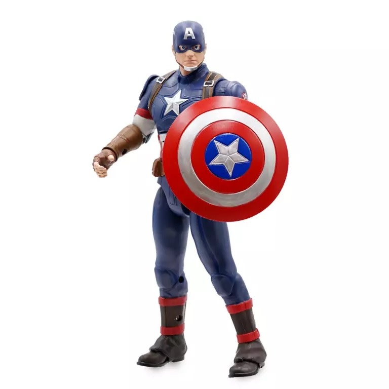 DISNEY 10" CAPTAIN AMERICA TALKING ACTION FIGURE