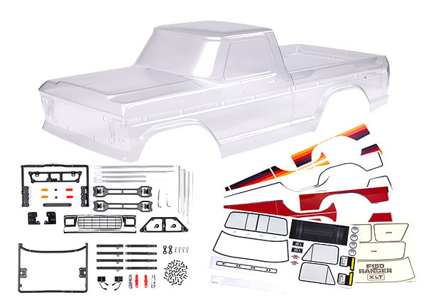 TRA9230 BODY TRX-4 F-150 CLEAR/DECALS