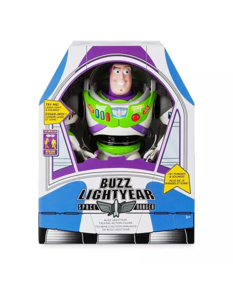 TOY STORY DISNEY 12" BUZZ LIGHTYEAR INTERACTIVE TALKING ACTION FIGURE