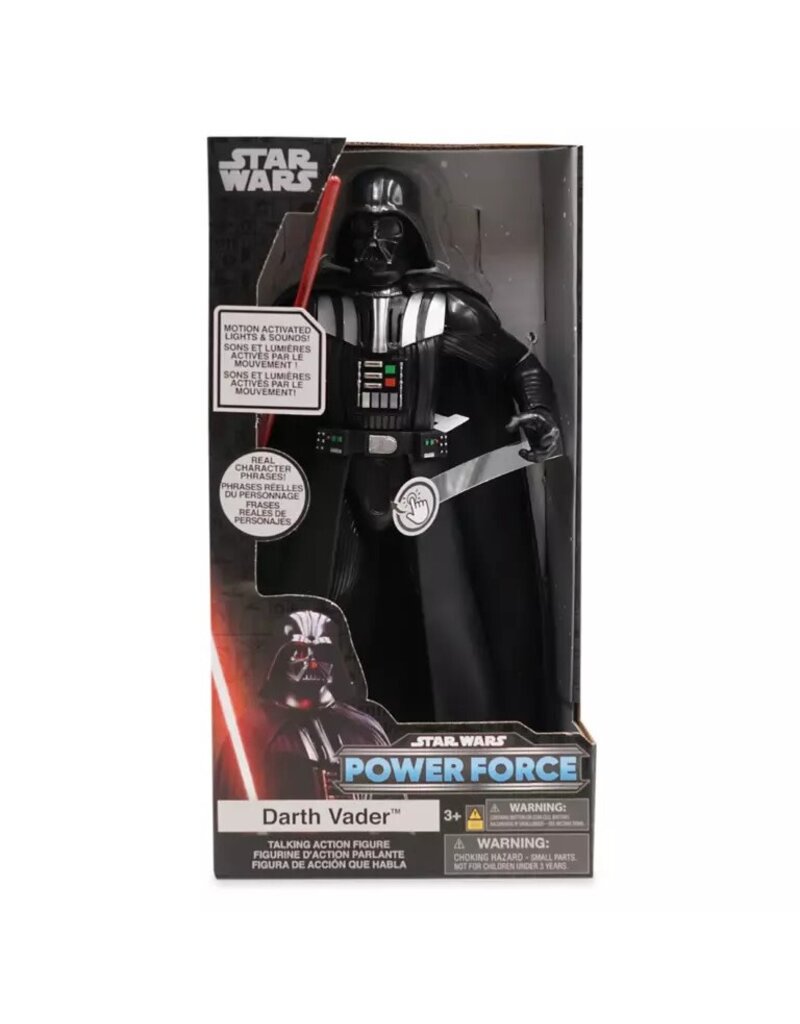 STAR WARS DSNY 9 7/8" DARTH VADER TALKING ACTION FIGURE