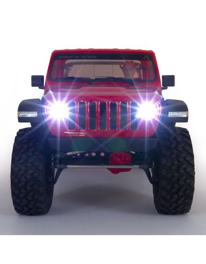 AXIAL AXI03006BT2 1/10 SCX10III JEEP GLADIATOR JT W/ PORTALS RTR: RED