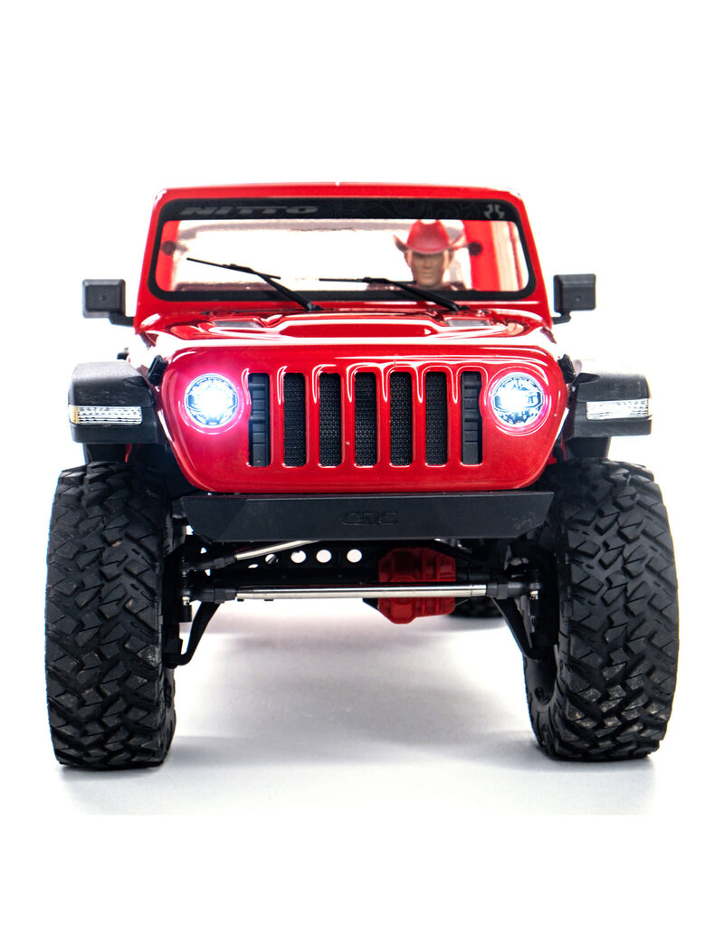 AXIAL AXI03006BT2 1/10 SCX10III JEEP GLADIATOR JT W/ PORTALS RTR: RED