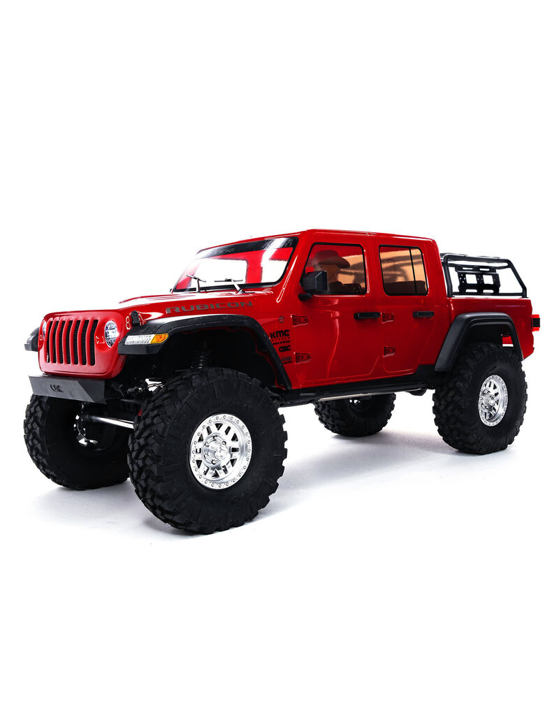 AXIAL AXI03006BT2 1/10 SCX10III JEEP GLADIATOR JT W/ PORTALS RTR: RED