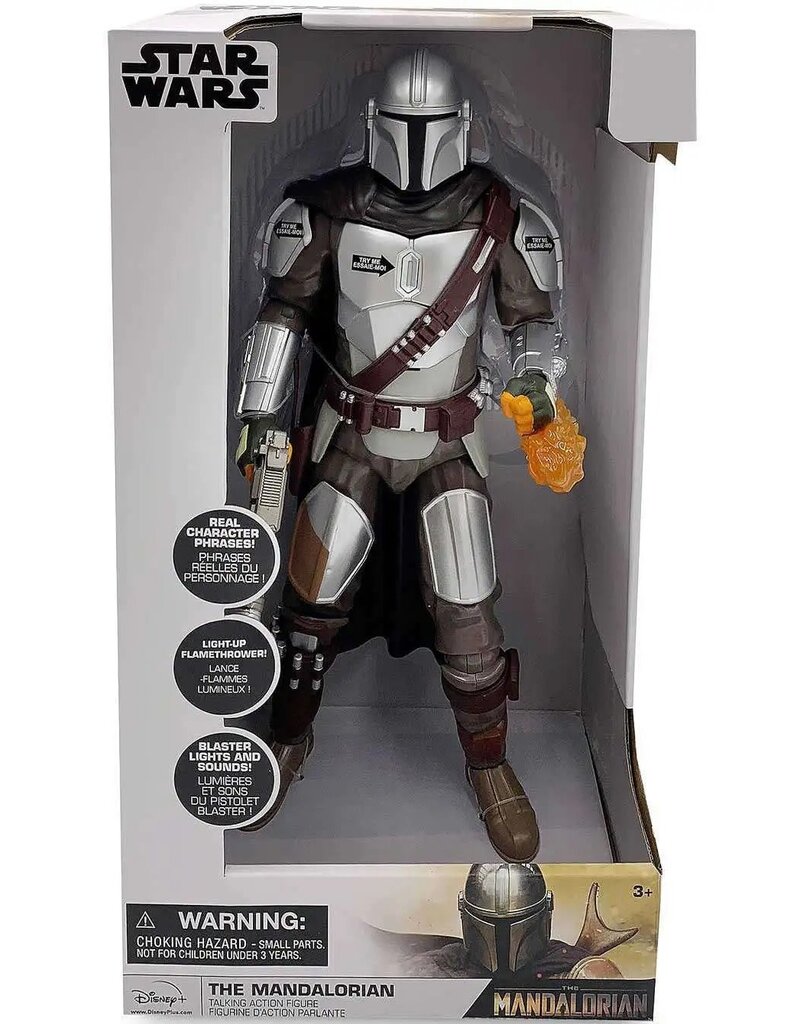 STAR WARS DSNY 15" THE MANDALORIAN TALKING ACTION FIGURE