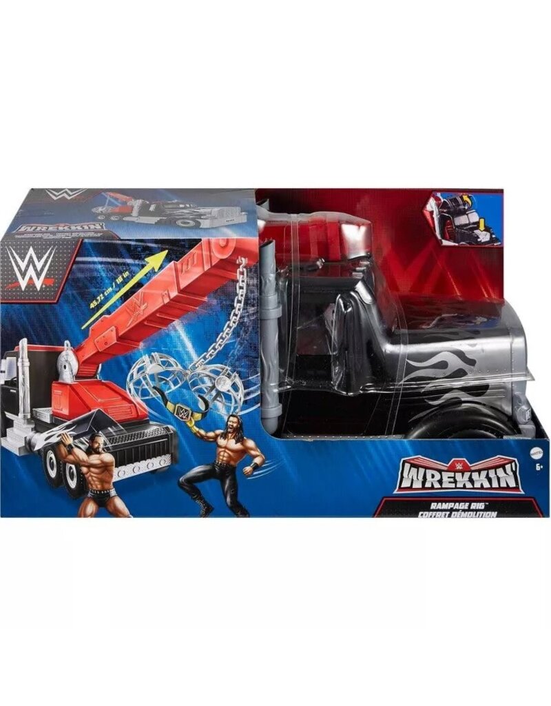 MATTEL MTL HHV85 WWE WREKKIN' RAMPAGE RIG TRUCK