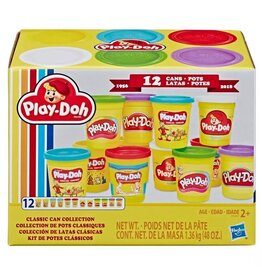 PLAY-DOH HAS E5891 PLAY-DOH RETRO CLASSIC CAN COLLECTION (12 PACK)