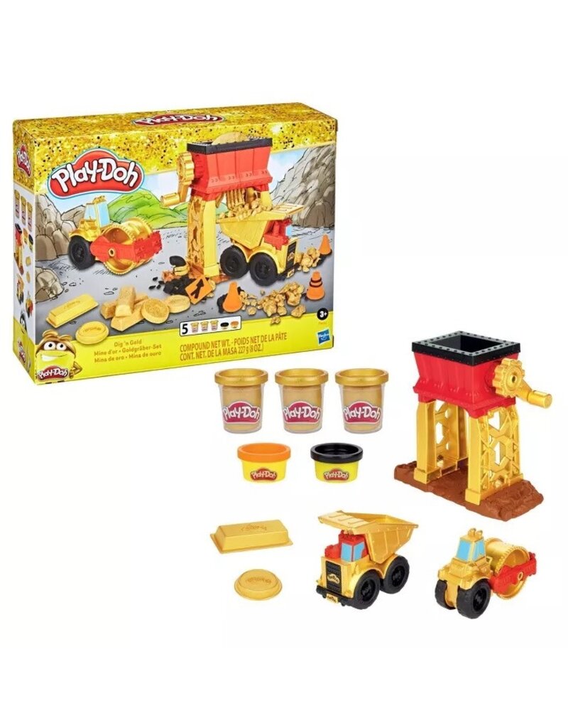 PLAY-DOH HAS E9436 PLAY-DOH GOLD COLLECTION DIG 'N GOLD