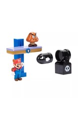 JAKKS PACIFIC 41180 SUPER MARIO SWITCHBACK HILL 2.5" DIORAMA SET