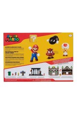 JAKKS PACIFIC 64510 SUPER MARIO ACORN PLAINS  2.5" DIORAMA SET