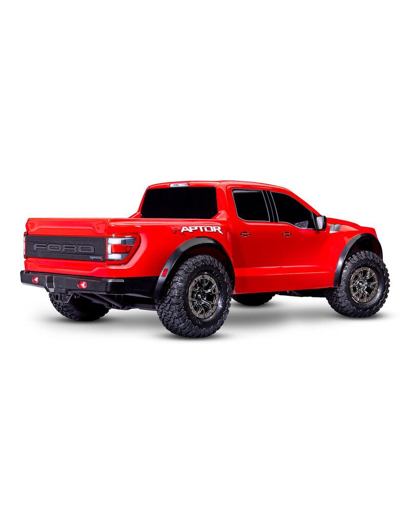 TRAXXAS TRA101076-4-RD FORD RAPTOR R: 4X4 VXL 1/10 SCALE 4X4 BRUSHLESS REPLICA TRUCK