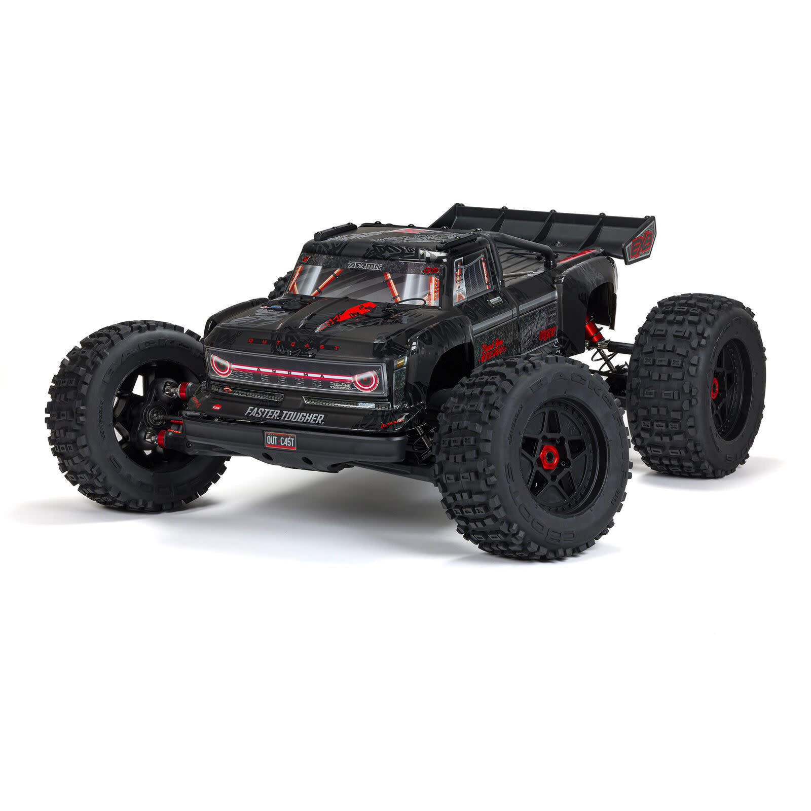 1/5 OUTCAST 4X4 8S BLX EXB Brushless Stunt Truck RTR - Black