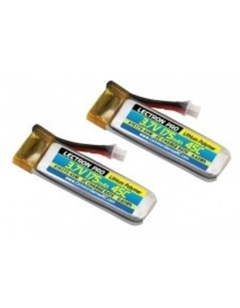 LECTRON PRO LECTRON PRO 1S LIPO 3.7V 175MAH 45C BATTERY: BLADE 70S (2)