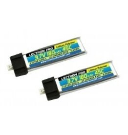 LECTRON PRO LECTRON PRO 1S LIPO 3.7V 180MAH 45C BATTERY (2): MCX