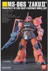 BANDAI *BAS1112814 1/144 HGUC #32 MS-06S CHAR'S ZAKU II "MOBILE SUIT GUNDAM" PLASTIC MODEL KIT