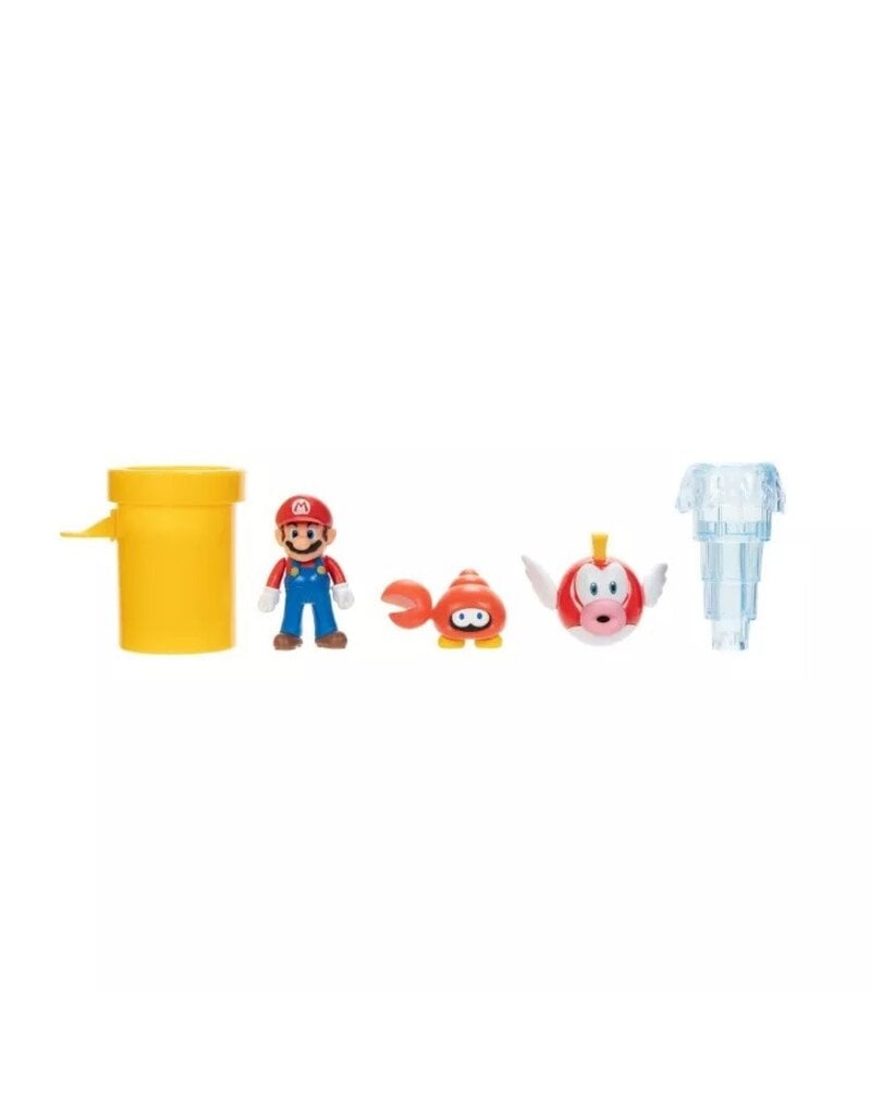 SUPER MARIO 41365 SUPER MARIO SPARKLING WATERS 2.5" DIORAMA SET