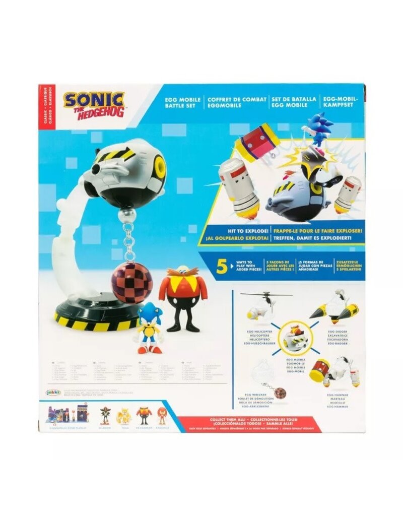 SONIC 41444 SONIC THE HEDGEHOG EGG MOBILE BATTLE SET