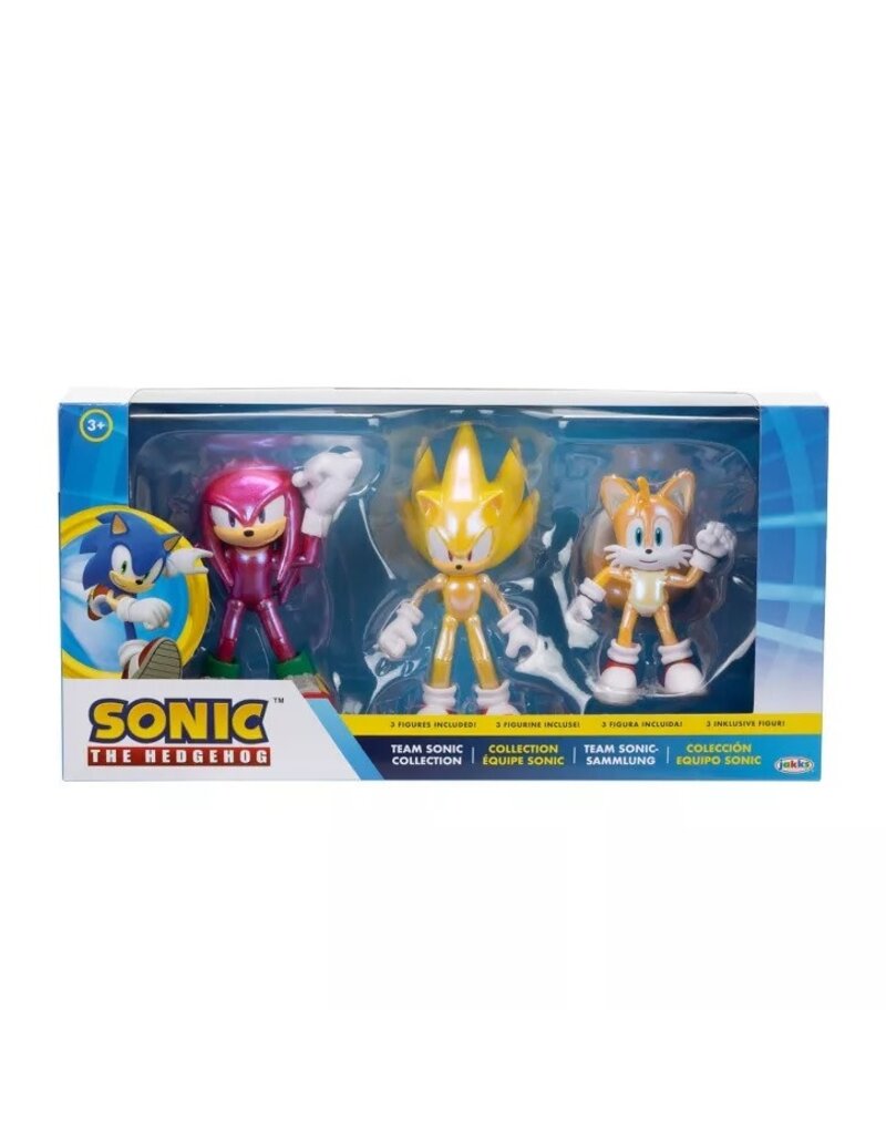 SONIC 41907 SONIC THE HEDGEHOG TEAM SONIC COLLECTION FIGURE SET (3 PACK)