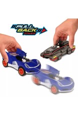 SONIC NKOK 6431 SONIC PULL BACK VEHICLE 3.5" SONIC AND SHADOW (2 PACK)