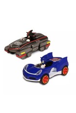 SONIC NKOK 6431 SONIC PULL BACK VEHICLE 3.5" SONIC AND SHADOW (2 PACK)
