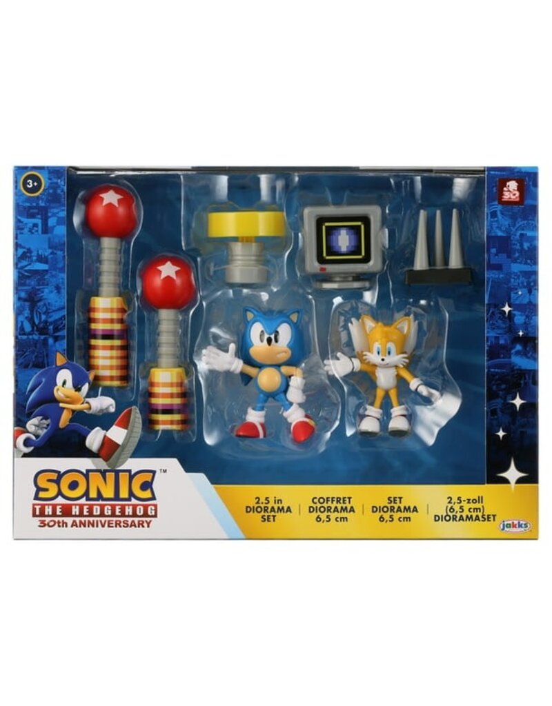 JAKKS PACIFIC 40925 SONIC THE HEDGEHOG 2.5" DIORAMA SET