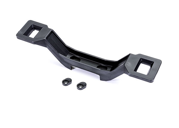 TRA10124 BODY MOUNT, FRONT/ ADAPTER, FRONT/ INSERTS (2) (FOR CLIPLESS BODY MOUNTING)
