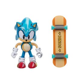 SONIC 41231 SONIC THE HEDGEHOG CLASSIC 4” SONIC FIGURE WITH SKATEBOARD