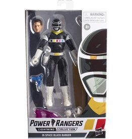 POWER RANGERS HAS E8963/E5906 POWER RANGERS LIGHTNING IN SPACE BLACK RANGER 6” FIGURE TOY WITH ACCESSORIES