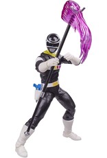 HASBRO HAS E8963/E5906 POWER RANGERS LIGHTNING IN SPACE BLACK RANGER 6” FIGURE TOY WITH ACCESSORIES