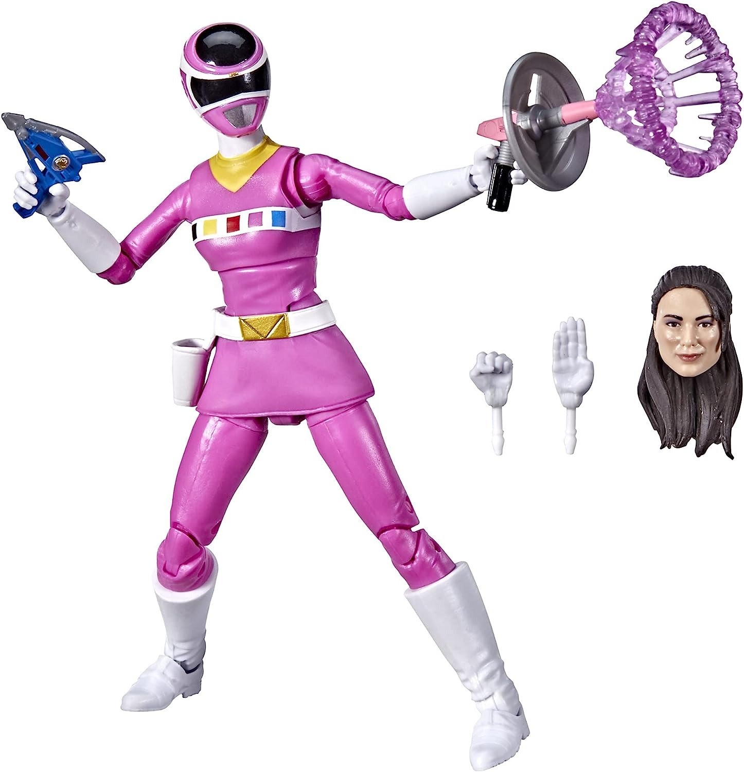 HAS F3157/E5906 POWER RANGERS LIGHTNING IN SPACE PINK RANGER 6” FIGURE TOY WITH ACCESSORIES