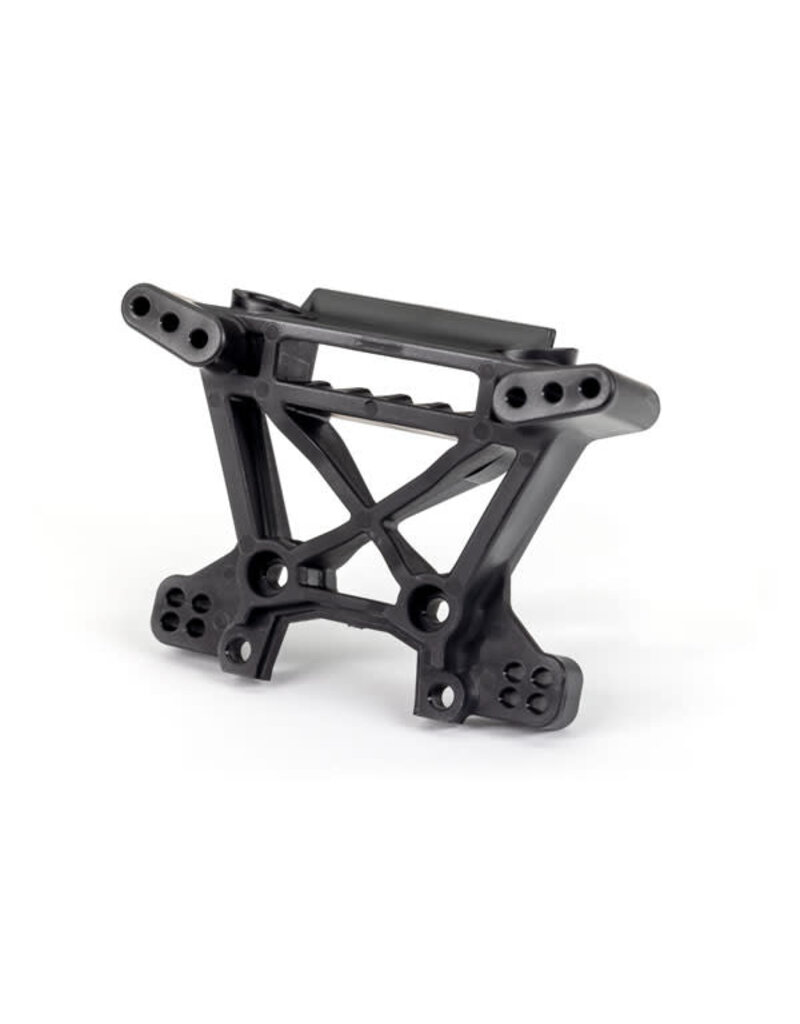 TRAXXAS TRA9038 SHOCK TOWER, FRONT, EXTREME HEAVY DUTY, BLACK (FOR USE WITH #9080 UPGRADE KIT)